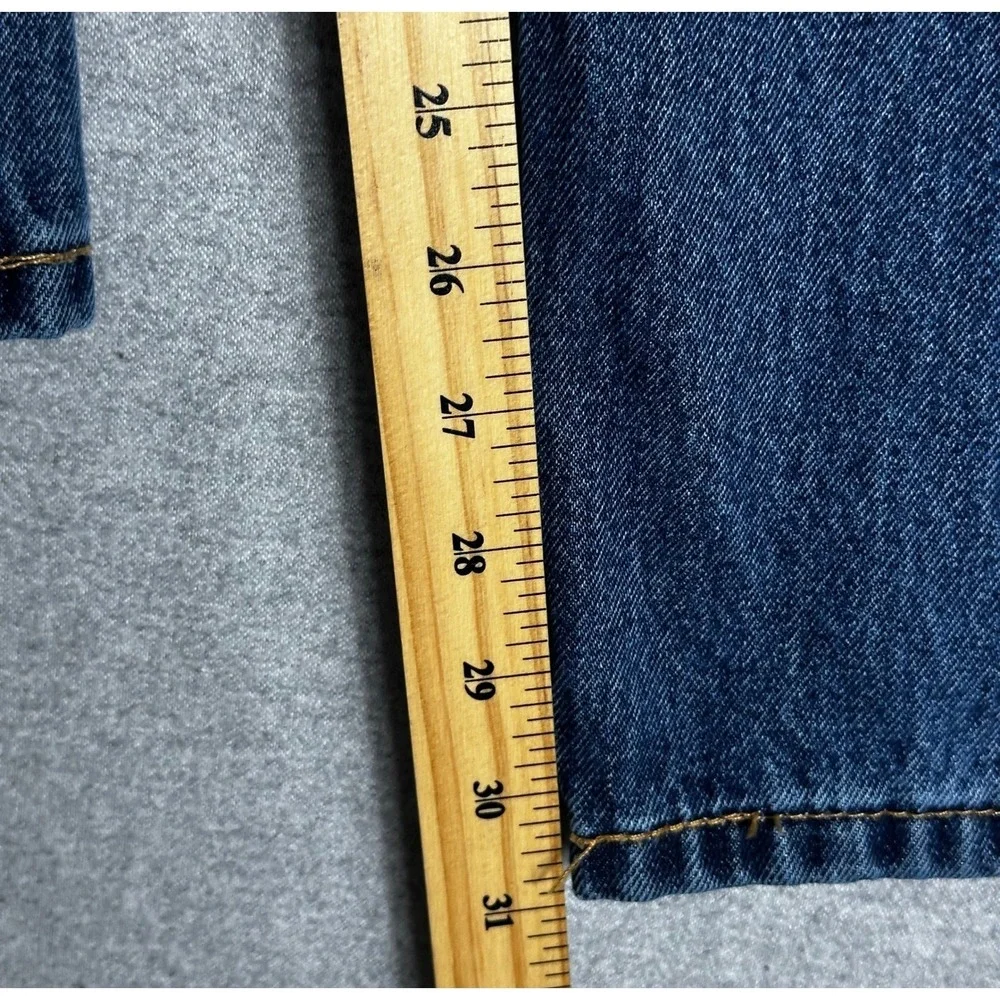 Levis 505 Regular Fit Jeans Mens 38x32 (36x31) Blue Straight Leg Denim Darkwash